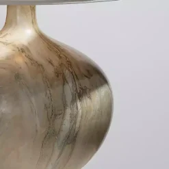 Kirklands Home Gold Pistachio Swirl Gourd Table Lamp Ivory Best
