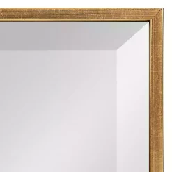 Kirklands Home Gold Rhodes Rectangle Wall Mirror New