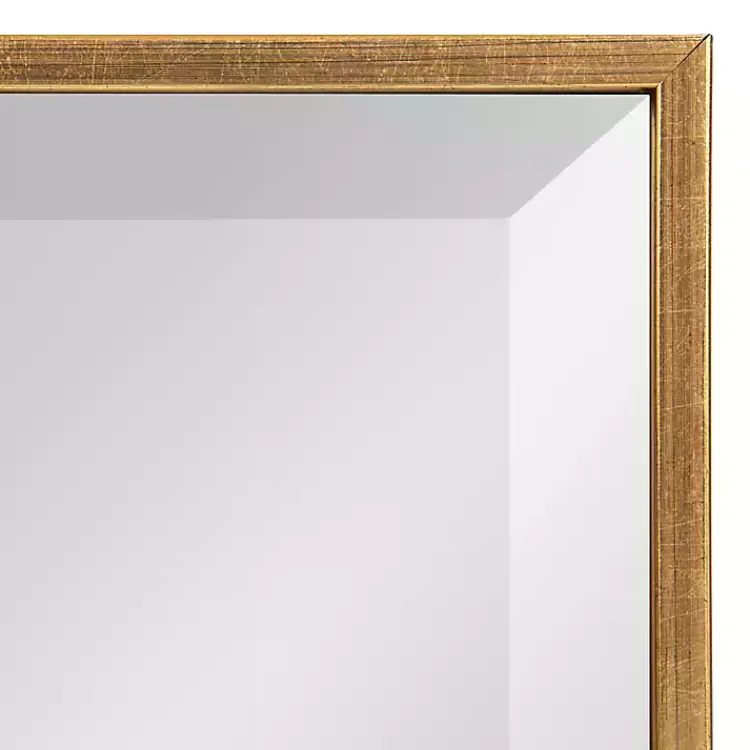Kirklands Home Gold Rhodes Rectangle Wall Mirror New