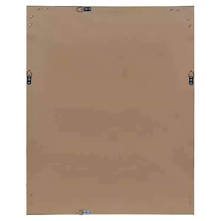 Kirklands Home Gold Rhodes Rectangle Wall Mirror New