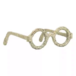 Statues & Figurines>Kirklands Home Round Eye Glasses Sculpture Gold
