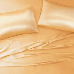 Kirklands Home Satin King 2-pc. Pillow Case Set Gold Best