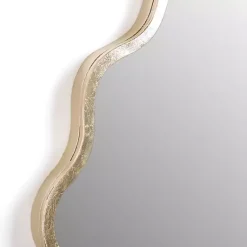 Kirklands Home Gold Scalloped Seashell Wall Mirror Hot