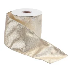 Christmas Decorations>Kirklands Home Shimmer 10 yard Christmas Ribbon Gold
