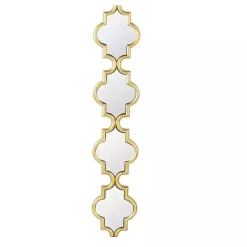 Kirklands Home Slim Stacked Trellis Wall Mirror Gold Best