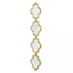 Kirklands Home Slim Stacked Trellis Wall Mirror Gold Best