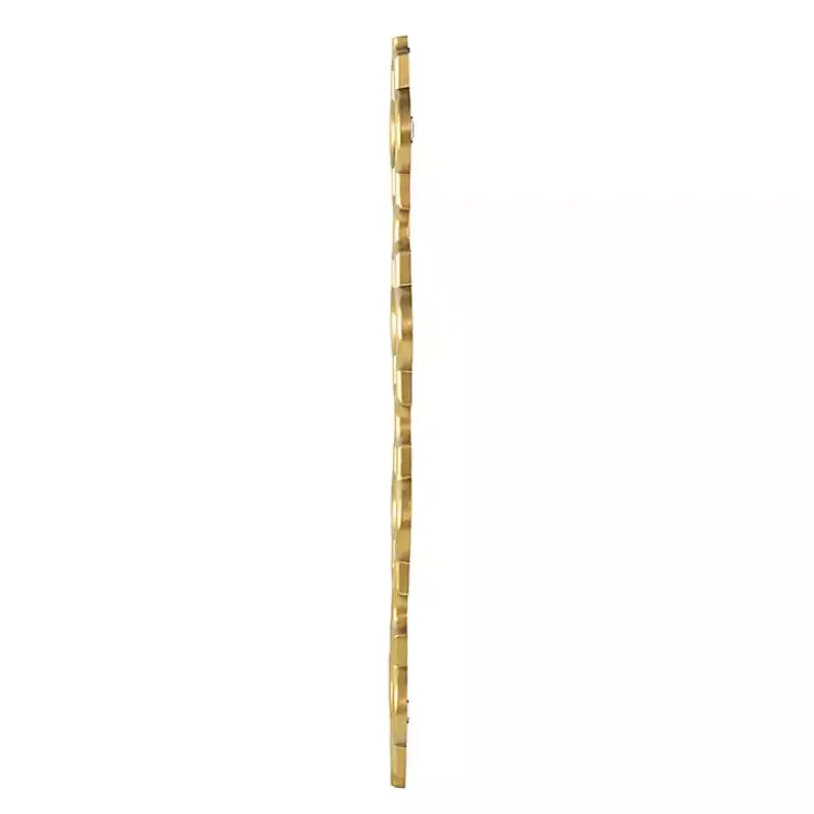 Kirklands Home Slim Stacked Trellis Wall Mirror Gold Best