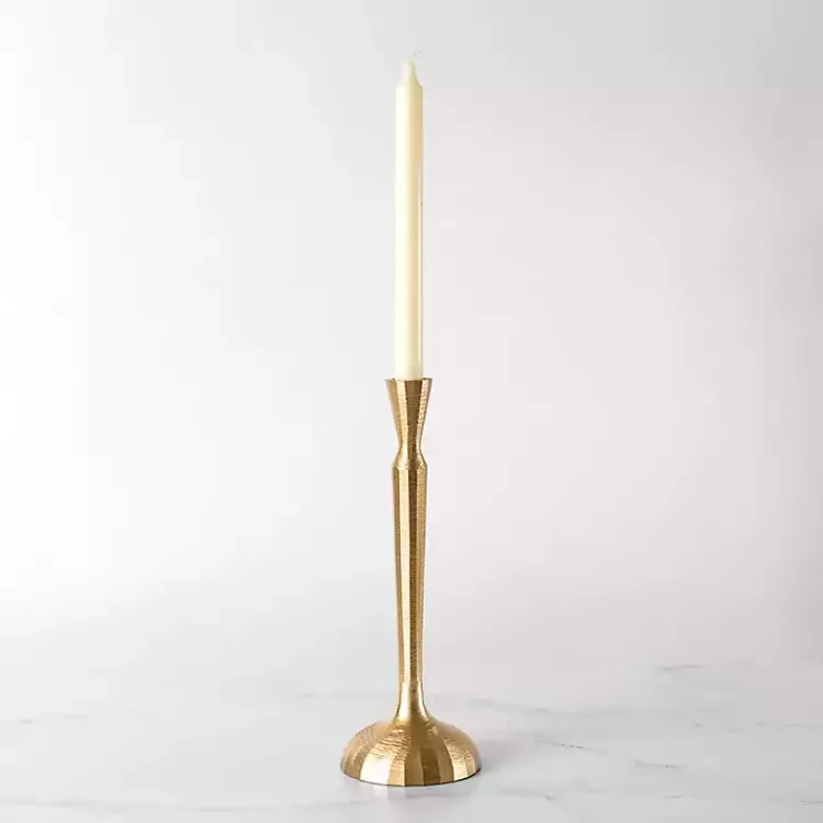 Candle Holders>Kirklands Home Slim Taper Candle Holder, 12 in. Gold