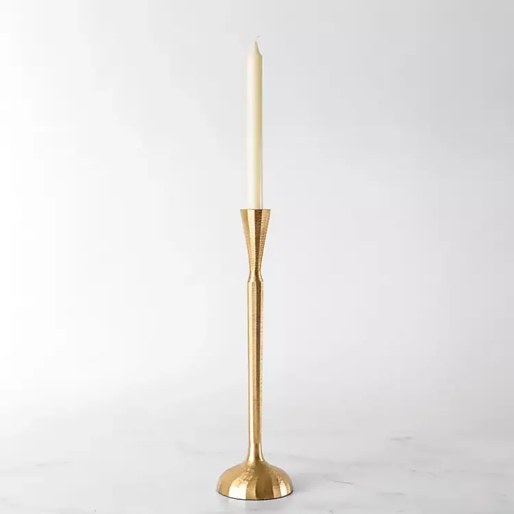 Candle Holders>Kirklands Home Slim Taper Candle Holder, 16 in. Gold