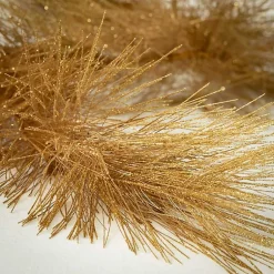 Christmas Arrangements & Garland>Kirklands Home Sparkle Pine Christmas Garland Gold