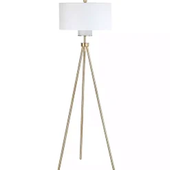 Kirklands Home Tripod Modern Floor Lamp Gold Best