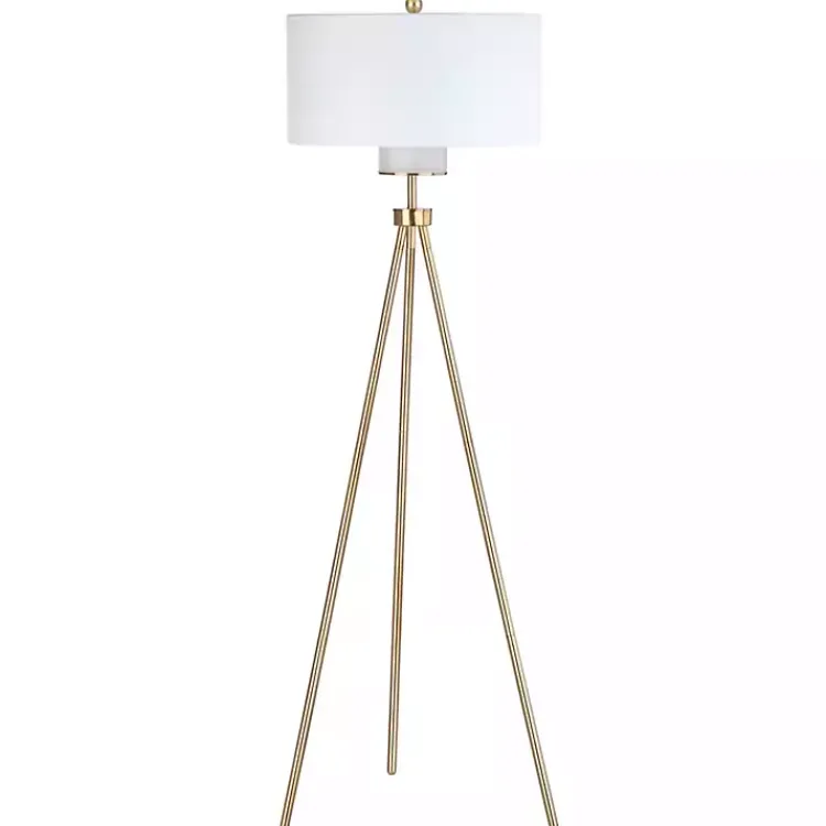 Kirklands Home Tripod Modern Floor Lamp Gold Best