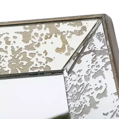 Kirklands Home Gold Weathered Frame Wall Mirror, 9x12 New
