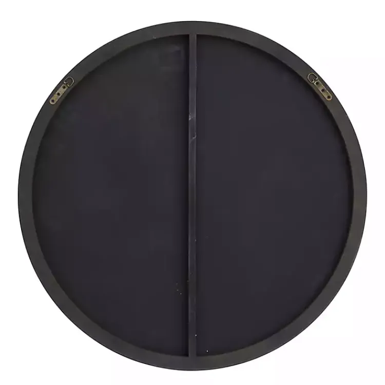 Kirklands Home Gold Wood Round Frame Mirror Discount
