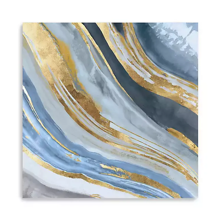 Kirklands Home Golden Agate II Giclee Canvas Art Print, 40x40 in. Discount