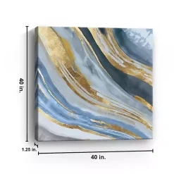Kirklands Home Golden Agate II Giclee Canvas Art Print, 40x40 in. Discount