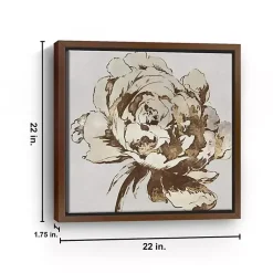 Kirklands Home Golden Blossom I Framed Canvas Art Print Clearance