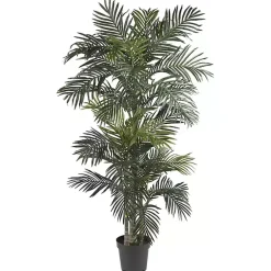 Trees & Topiaries>Kirklands Home Golden Cane Palm Silk Tree, 6.5 ft.