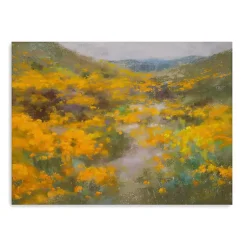 Kirklands Home Golden Explosion Canvas Art Print Outlet
