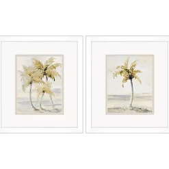 Kirklands Home Golden Palm Framed Art Prints, Set of 2 Outlet
