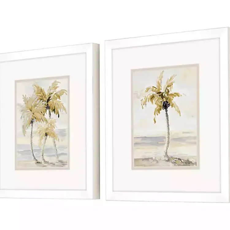 Kirklands Home Golden Palm Framed Art Prints, Set of 2 Outlet
