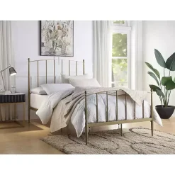 Kirklands Home en Sun Modern Arch Full Bed Frame Gold Hot