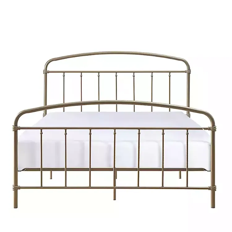 Kirklands Home en Sun Vintage Arch Queen Bed Frame Gold Outlet