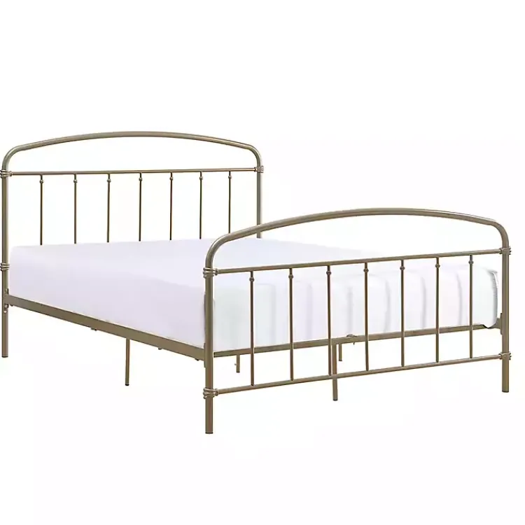 Kirklands Home en Sun Vintage Arch Queen Bed Frame Gold Outlet