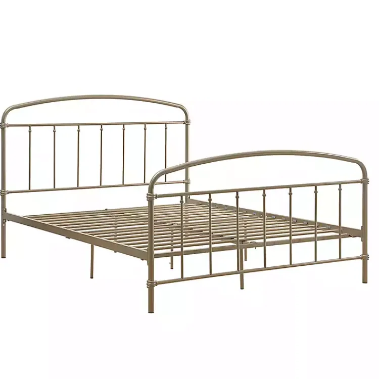 Kirklands Home en Sun Vintage Arch Queen Bed Frame Gold Outlet
