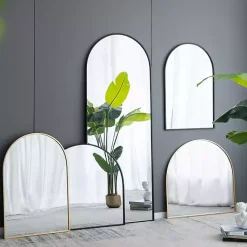 Kirklands Home en Wide Arched Wall Mirror Gold Hot