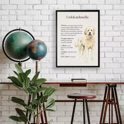 Kirklands Home Goldendoodle Facts Framed Wall Plaque Online