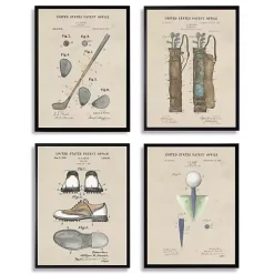 Kirklands Home Golf Patents Framed Art Prints, Set of 4 Discount