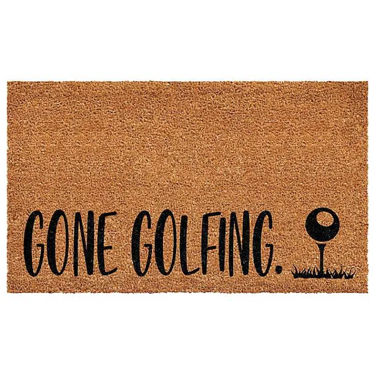 Kirklands Home Gone Golfing Coir Doormat Online