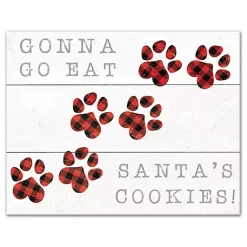 Christmas Art & Wall Decor>Kirklands Home Gonna Go Eat Santa's Cookies Canvas Art Print