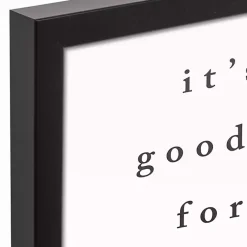 Kirklands Home Good Day for a Good Day Framed Canvas Wall Plaque Sale