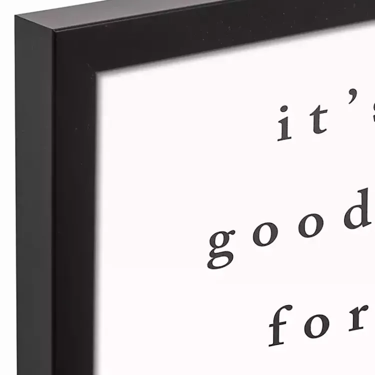 Kirklands Home Good Day for a Good Day Framed Canvas Wall Plaque Sale