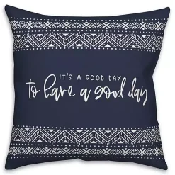 Pillows>Kirklands Home Good Day Pillow Blue