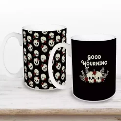 Halloween>Kirklands Home Good Mourning Halloween Mugs, Set of 2
