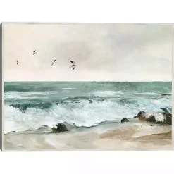 Kirklands Home Graceful Sea Framed Canvas Art Print Sale