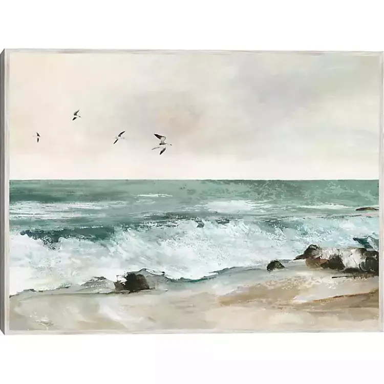 Kirklands Home Graceful Sea Framed Canvas Art Print Sale