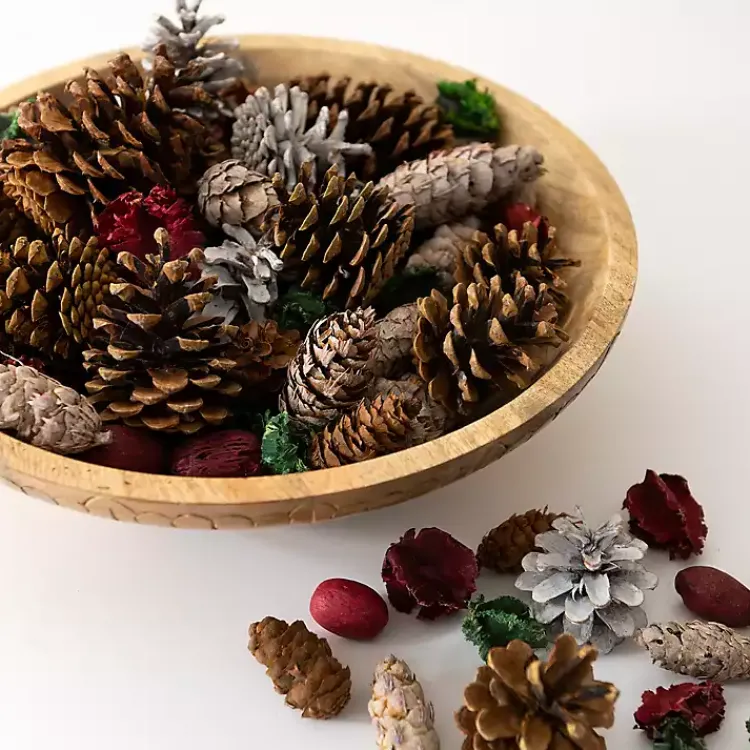 Home Fragrance>Kirklands Home Grand Pine Cone Potpourri