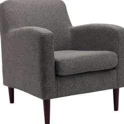 Kirklands Home Granite Loft Upholstered Accent Chair Gray Sale