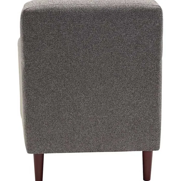 Kirklands Home Granite Loft Upholstered Accent Chair Gray Sale