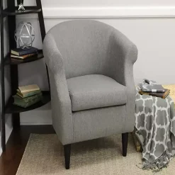 Kirklands Home Granite Lorie Accent Chair Gray Discount