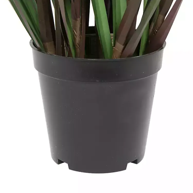 Trees & Topiaries>Kirklands Home Grass and Eucalyptus Potted Plant