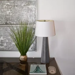 Arrangements & Greenery>Kirklands Home Grass Arrangement in Gold Ribbed Pot