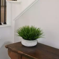 Arrangements & Greenery>Kirklands Home Grass Arrangement in Gray Ceramic Bowl