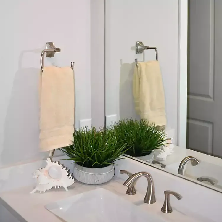 Arrangements & Greenery>Kirklands Home Grass Arrangement in Gray Ceramic Bowl