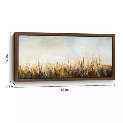 Kirklands Home Grass in the Breeze Framed Canvas Art Print Sale