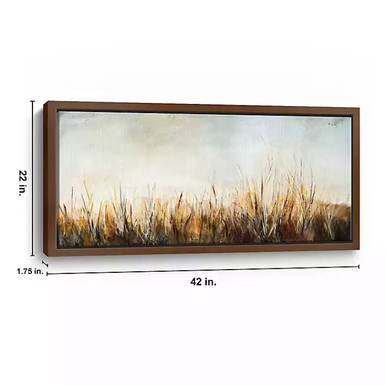 Kirklands Home Grass in the Breeze Framed Canvas Art Print Sale